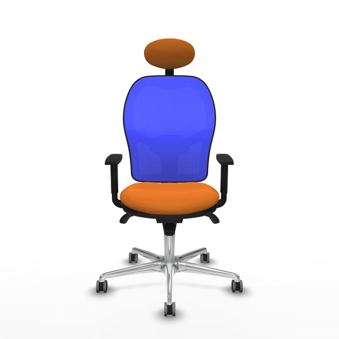 PIQUERAS Y CRESPO Silla de oficina Jorquera Naranja/Azul PIQUERAS Y CRESPO Silla de oficina Jorquera Naranja/Azul