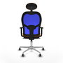 PIQUERAS Y CRESPO Silla de oficina Jorquera Naranja/Azul