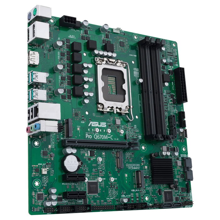 ASUS PRO Q670M-C-CSM Placa Base LGA 1700 DDR5 Micro ATX para PC