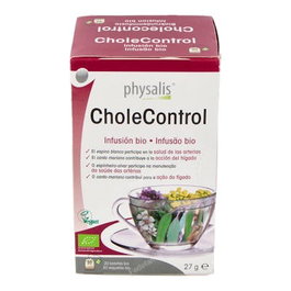 PHYSALIS Cholecontrol Infusion 20 Filtros Bio Cardo Mariano Cúrcuma Jengibre Menta Espino Blanco