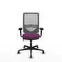 PIQUERAS Y CRESPO Silla de oficina Zulema con mecanismo Sincro/Traslack Morado y Gris
