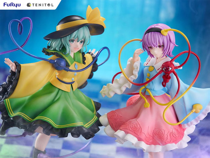 Touhou Project Estatua PVC Tenitol Koishi Komeiji & Satori Komeiji 22 cm