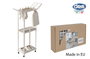 Inde Tendedero Plegable Vertical Con Ruedas 30,5 x 50 x 10 cm Acero