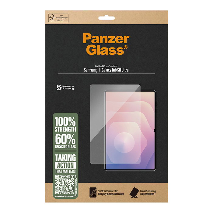 PanzerGlass Protector de Pantalla para Samsung Galaxy Tab S11 Ultra UWF