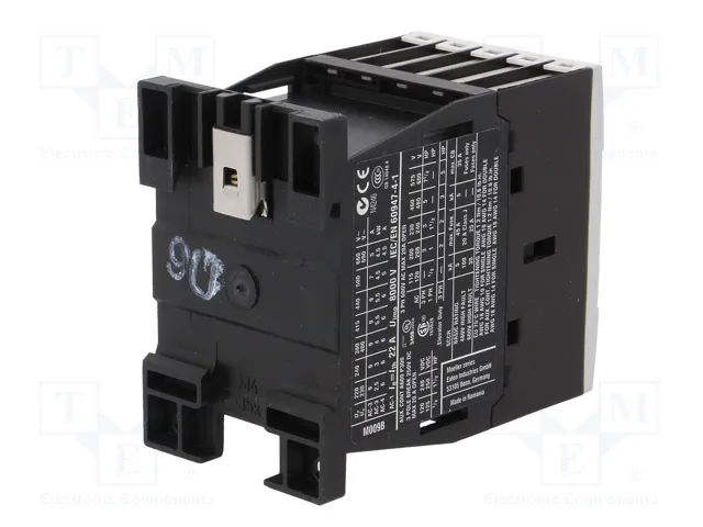 EATON ELECTRIC Contactor DILM9 3-polar 9A 24VAC