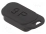 HARTING Tapa de protección para conector D-Sub 9 pines macho