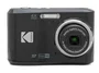 Kodak PIXPRO FZ45 Cámara Compacta Digital - 16 MP CMOS, 4x Zoom Óptico, Sensor 1/2.3", Grabación Full HD 1080p, Estabilizador de Imagen, Color Negro