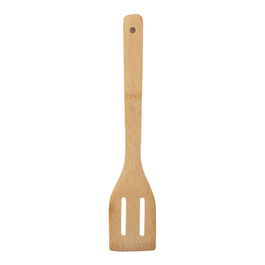 San Ignacio Espátula Ranurada de Bambú Experto, 30 x 6 cm, Natural para Repostería y Cocina