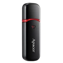 Apacer AH333 Pendrive USB 2.0 de 32GB, Tipo A con Tapa, Color Negro