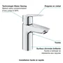 GROHE Mezclador monomando de lavabo Start Tamaño S - Grifería de baño y cocina cromo pulido
