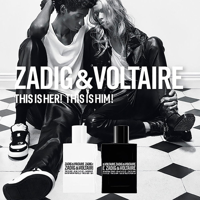 Zadig & Voltaire This Is Her! Eau de Parfum para Mujer - Vaporizador 100 ml - Fragancia Floral Oriental