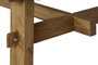 DKD Home Decor Mesa de Comedor de Madera de Pino Reciclado 220x100x76