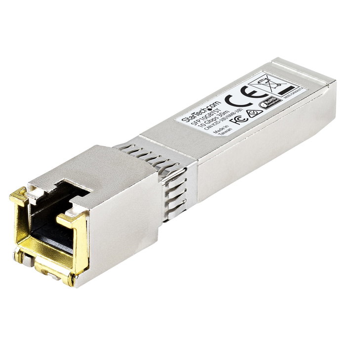 StarTech SFP+ Módulo Transceptor 10GBASE-T RJ45 30m StarTech SFP+ Módulo Transceptor 10GBASE-T RJ45 30m