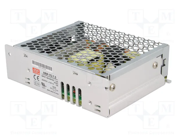 MEAN WELL HRP-75-7.5 Alimentador de impulso 75W 7,5V 10A MEAN WELL HRP-75-7.5 Alimentador de impulso 75W 7,5V 10A