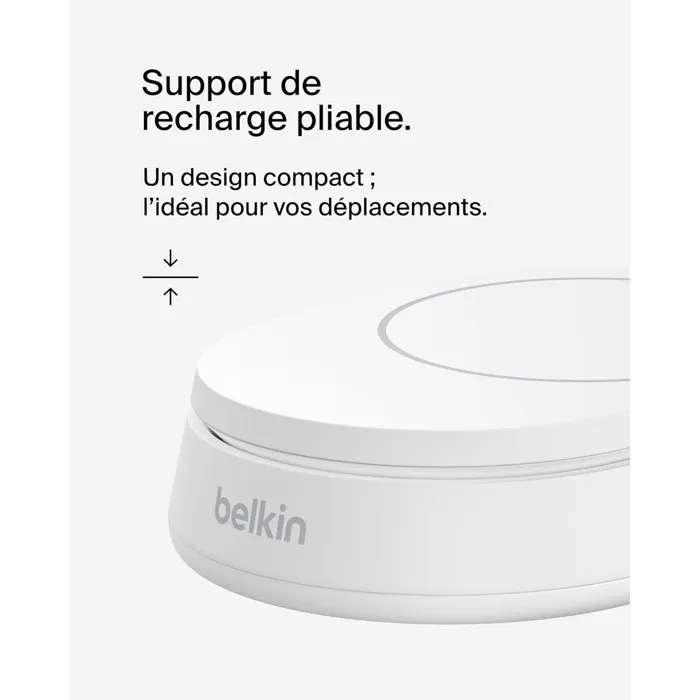 Belkin Base de carga magnética Qi2 15W Blanco - BEL1721001829623 Belkin Base de carga magnética Qi2 15W Blanco - BEL1721001829623