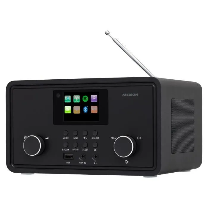 Medion MED4061275197945 Radio por Internet DAB Bluetooth 2 x 10 W RMS Negro