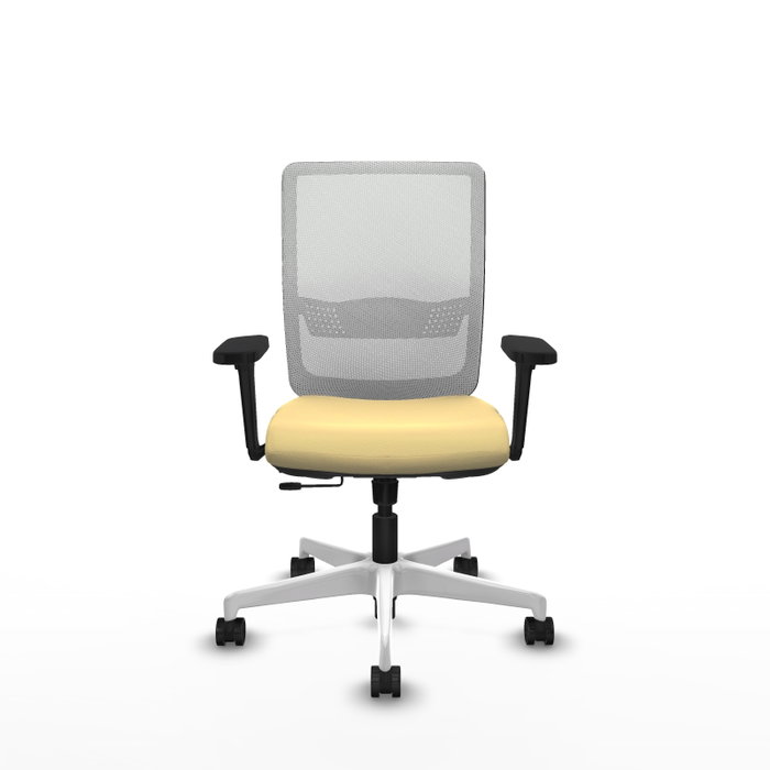 PIQUERAS Y CRESPO Silla de oficina Haches Crema y Blanco PIQUERAS Y CRESPO Silla de oficina Haches Crema y Blanco
