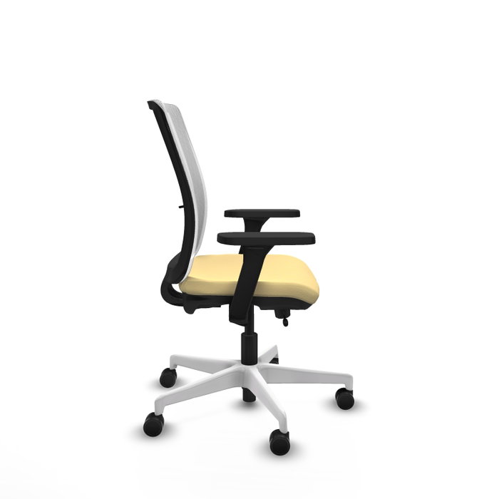 PIQUERAS Y CRESPO Silla de oficina Haches Crema y Blanco PIQUERAS Y CRESPO Silla de oficina Haches Crema y Blanco