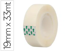 Greening Cinta Adhesiva Invisible para Documentos, 33 metros x 19 mm, Adhesivo Transparente que Permite Escribir, Reparación Discreta, Sellado de Sobres