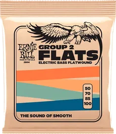 Ernieball Juego Bajo Eléctrico Entorchado Plano Group Ii 50-105