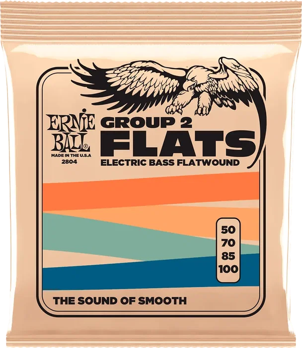 Ernieball Juego Bajo Eléctrico Entorchado Plano Group Ii 50-105 Ernieball Juego Bajo Eléctrico Entorchado Plano Group Ii 50-105