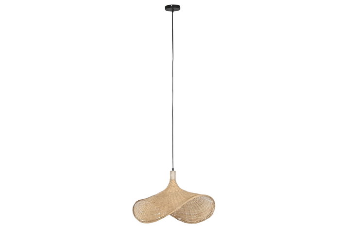 DKD Home Decor Lámpara de Techo Ratan Marron Claro 47 x 35 x 65 cm DKD Home Decor Lámpara de Techo Ratan Marron Claro 47 x 35 x 65 cm