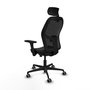 PIQUERAS Y CRESPO Silla de oficina Jorquera Sincro/Traslack Negro