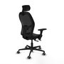 PIQUERAS Y CRESPO Silla de oficina Jorquera Sincro/Traslack Negro