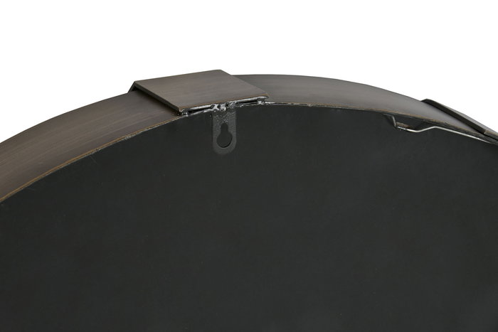 DKD Home Decor Reloj de Pared Loft Dorado 80 x 80 x 9.5 cm