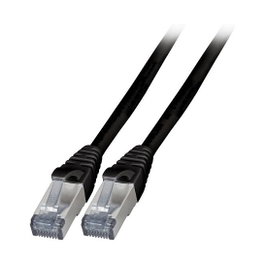 EFB Elektronik EFB RJ45 Patchkabel Cat.6A S/FTP TPE 6KV negro 30m de longitud