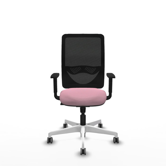 PIQUERAS Y CRESPO Silla de oficina Zulema Rosa y Negro con mecanismo Sincro PIQUERAS Y CRESPO Silla de oficina Zulema Rosa y Negro con mecanismo Sincro