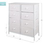 Color Baby Cómoda Max Home de 8 Cajones - Blanco