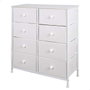 Color Baby Cómoda 8 Cajones 80x30x81 cm Blanco Mueble Infantil