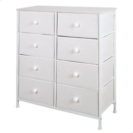 Color Baby Cómoda Max Home de 8 Cajones - Blanco