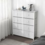 Color Baby Max Home Cómoda 8 Cajones 80X30X81 Cm - Blanco
