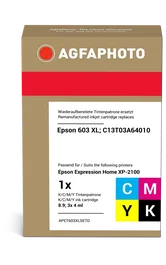 Agfa Photo Compatible Epson 603XL Multipack Negro, Cian, Magenta, Amarillo – 1550 Páginas