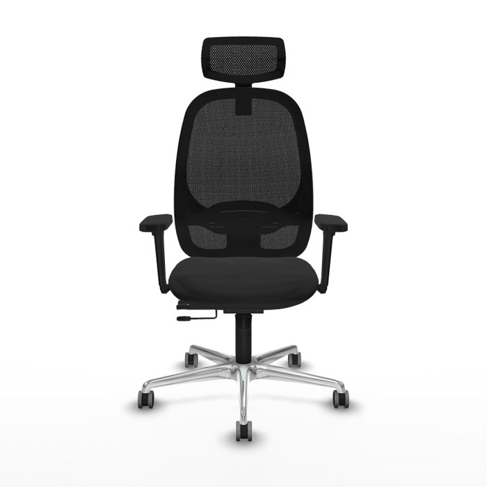 PIQUERAS Y CRESPO Silla de oficina Cilanco con mecanismo Sincro/Traslack, Negro PIQUERAS Y CRESPO Silla de oficina Cilanco con mecanismo Sincro/Traslack, Negro