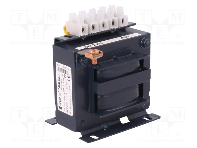 BREVE TUFVASSONS Transformador de red TMM 63VA 230V AC BREVE TUFVASSONS Transformador de red TMM 63VA 230V AC
