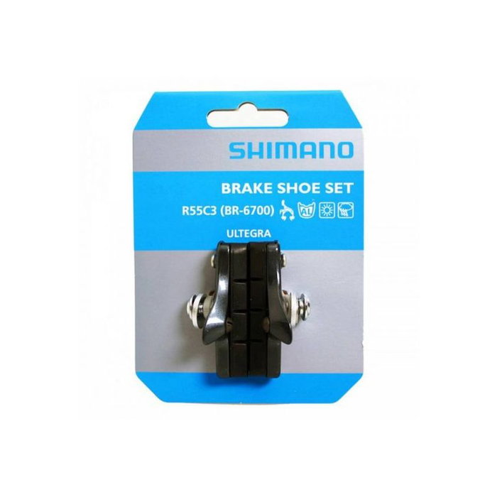 Shimano JGO.PORTAZAP.SHIM.R55C3 P/ULTEGRA BR-6700G NE/GRIS Shimano JGO.PORTAZAP.SHIM.R55C3 P/ULTEGRA BR-6700G NE/GRIS