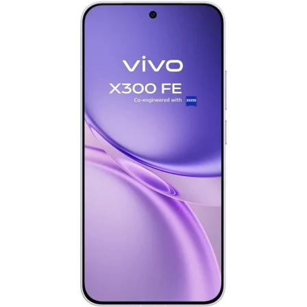 Vivo X300 FE Smartphone 12GB RAM 512GB ROM Pantalla 6.31" AMOLED 5G Cámara Periscopio 50MP Batería 6500mAh Color Púrpura - 5671830 Vivo X300 FE Smartphone 12GB RAM 512GB ROM Pantalla 6.31" AMOLED 5G Cámara Periscopio 50MP Batería 6500mAh Color Púrpura - 5671830