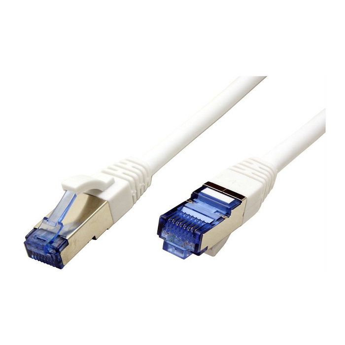VALUE Patchkabel Cat.6a S/FTP Blanco 0,3 m