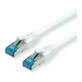 VALUE Patchkabel Cat.6a S/FTP Blanco 0,3 m