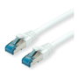 VALUE Patchkabel Cat.6a S/FTP Blanco 0,3 m
