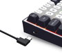 Redragon ALCOR QMK K717WB-RGB-PRO Teclado Mecánico Gaming Inalámbrico RGB 60% Blanco-Negro Layout Español