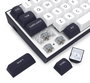 Redragon ALCOR QMK K717WB-RGB-PRO Teclado Mecánico Gaming Inalámbrico RGB 60% Blanco-Negro Layout Español