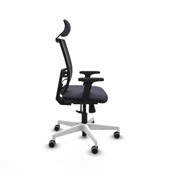 PIQUERAS Y CRESPO Silla de oficina Yunquera con mecanismo Sincro, Gris oscuro y Negro PIQUERAS Y CRESPO Silla de oficina Yunquera con mecanismo Sincro, Gris oscuro y Negro