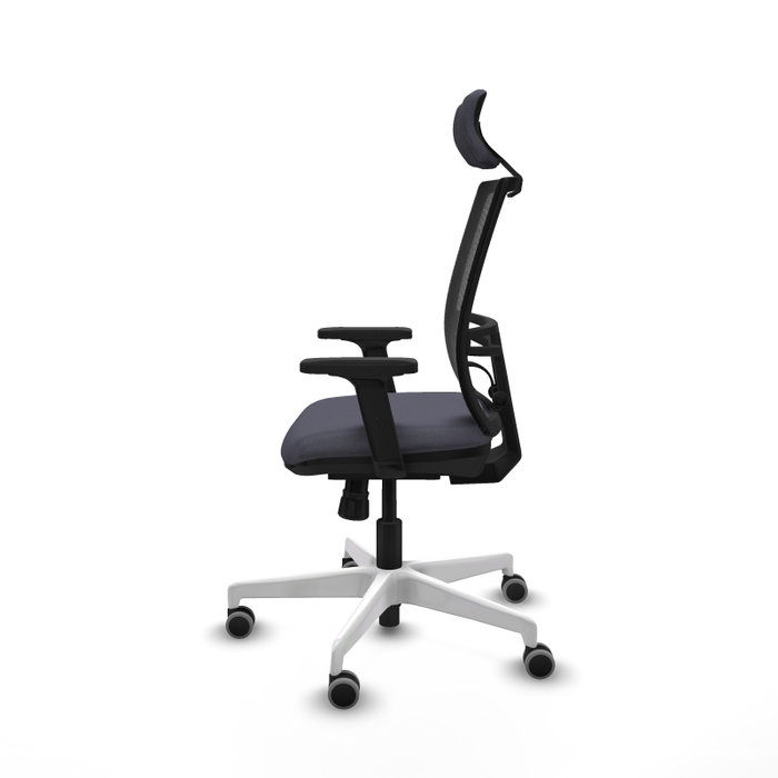 PIQUERAS Y CRESPO Silla de oficina Yunquera con mecanismo Sincro, Gris oscuro y Negro PIQUERAS Y CRESPO Silla de oficina Yunquera con mecanismo Sincro, Gris oscuro y Negro