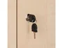 Rocada Armario Serie Store con tres estantes y dos puertas 156x90x45 cm blanco/blanco