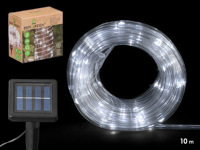 IBERGARDEN Tira Solar LED 10M Luz Fría IBERGARDEN Tira Solar LED 10M Luz Fría