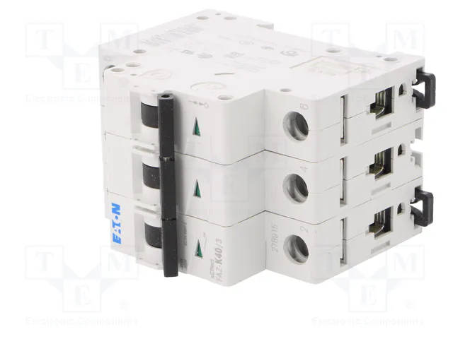 EATON ELECTRIC FAZ-K40/3 Interruptor magnetotérmico 3 polos 40A 15kA EATON ELECTRIC FAZ-K40/3 Interruptor magnetotérmico 3 polos 40A 15kA